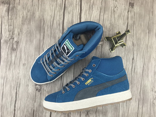 Puma Suede High-Top Women Skate Sneaker--009